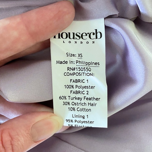 NEW House of CB Helena Dress Orchid XS - Picture 15 of 16